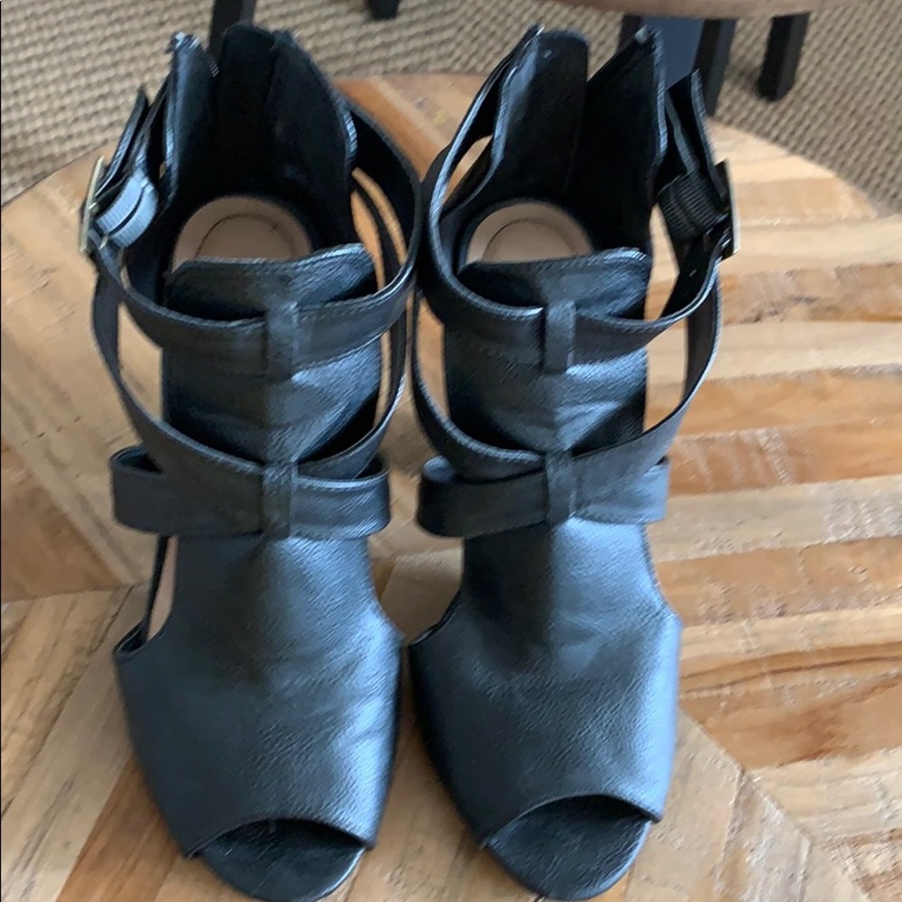 Open toe boot